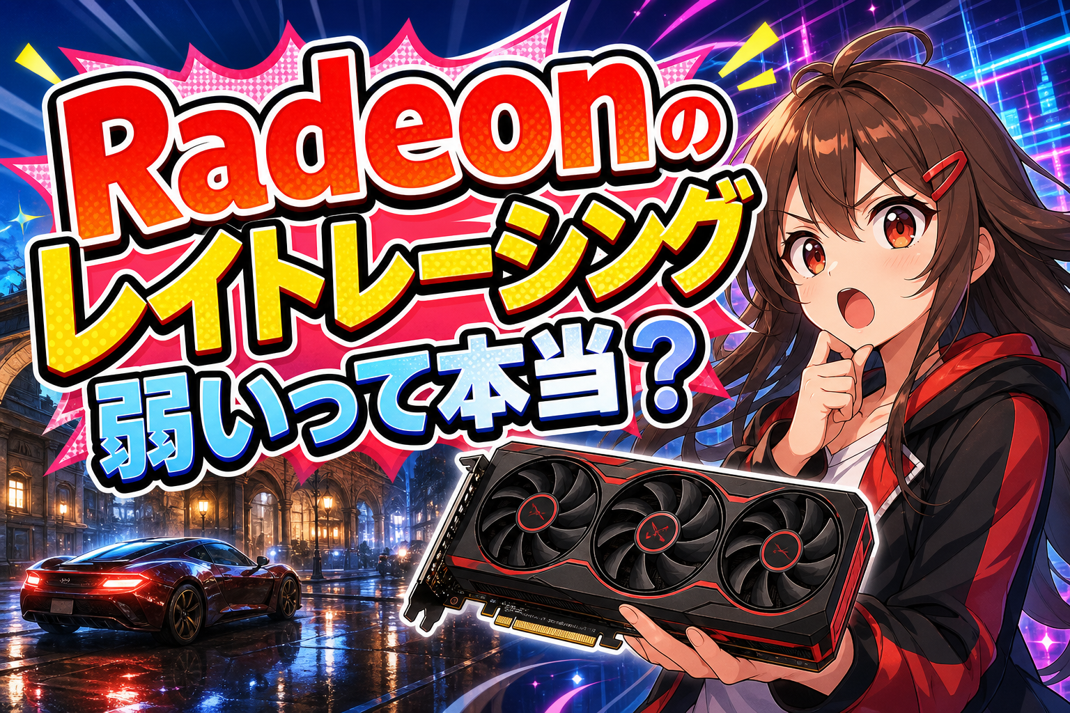 Radeonのレイトレーシング弱いって本当？