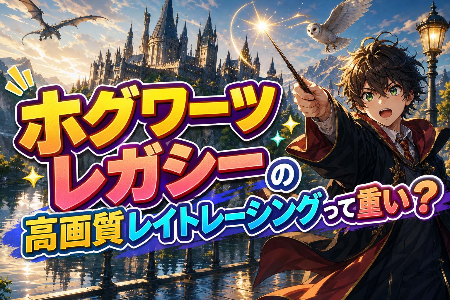 ホグワーツレガシーの高画質レイトレーシングって重い？