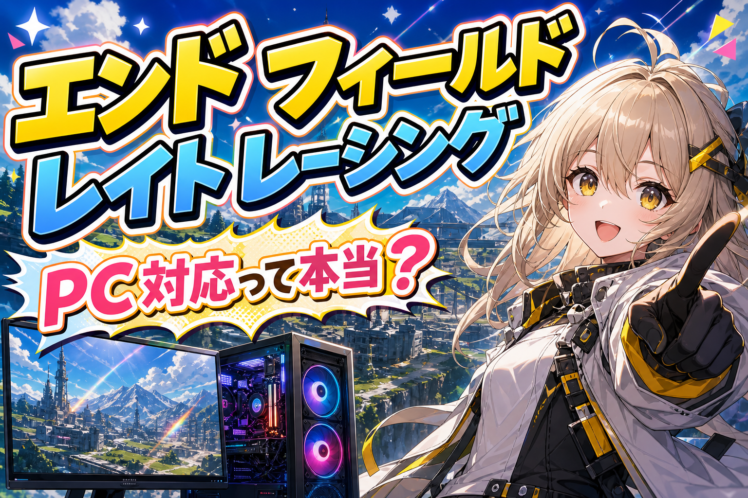 エンド フィールド レイト レーシング pc対応って本当？