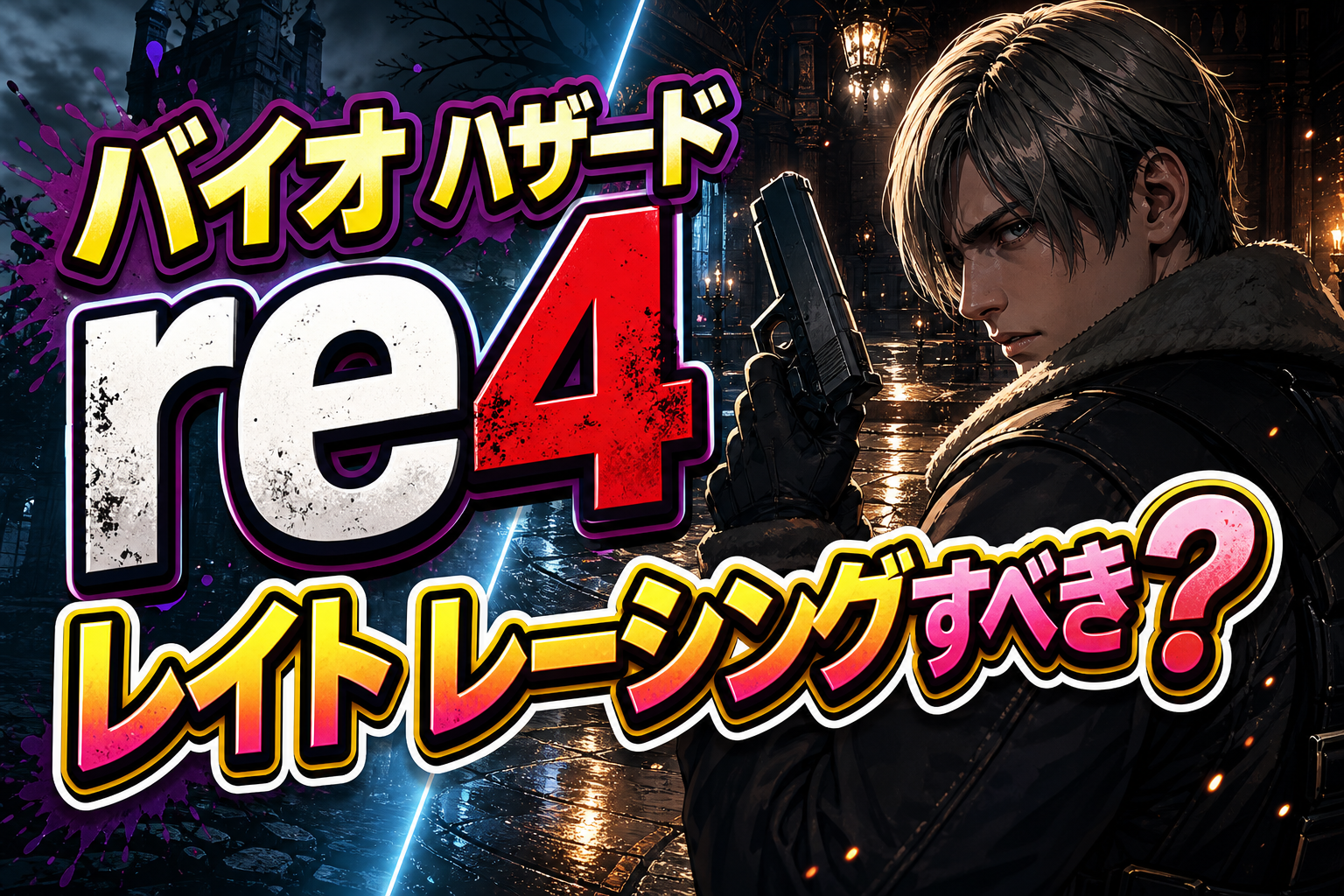 バイオ ハザード re4 レイト レーシングすべき?