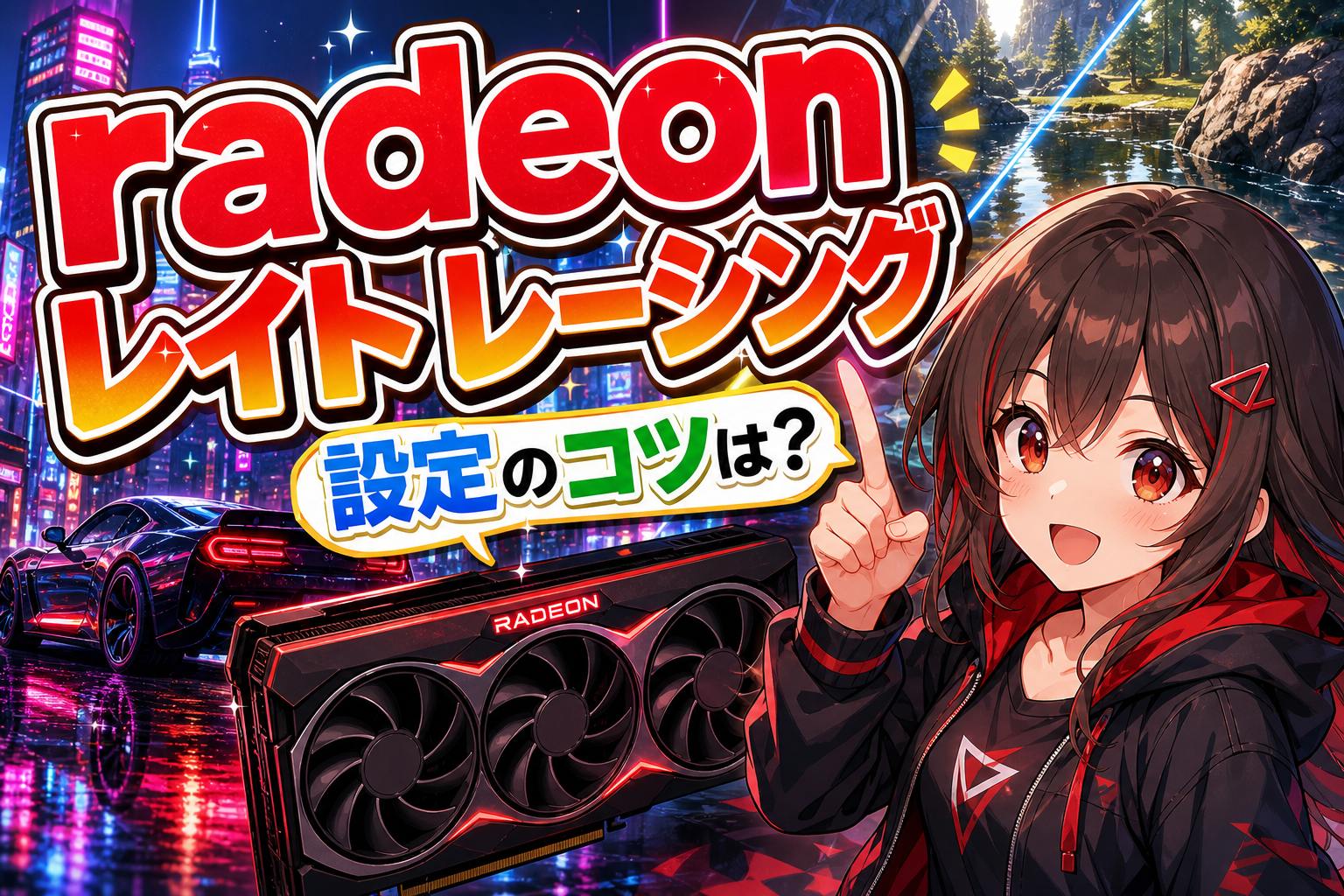 radeon レイト レーシング 設定のコツは?