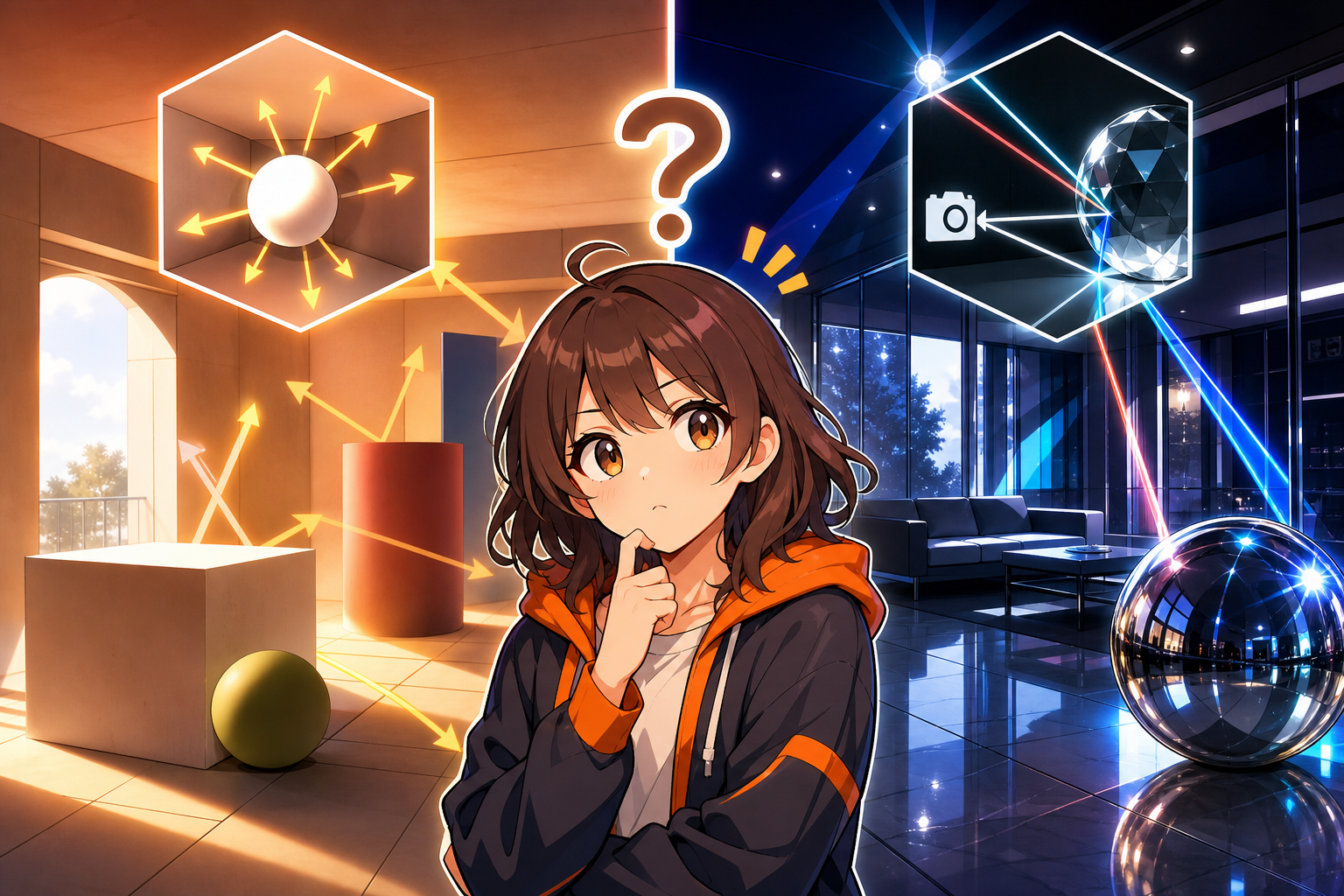 グローバル イルミネーション レイト レーシング 違いとは?