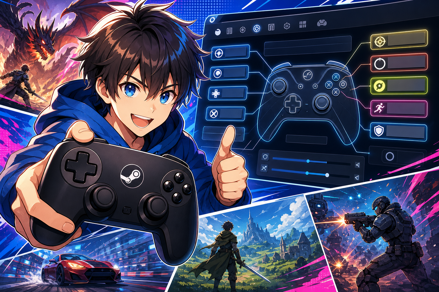steam コントローラー 設定 レイアウトとは？