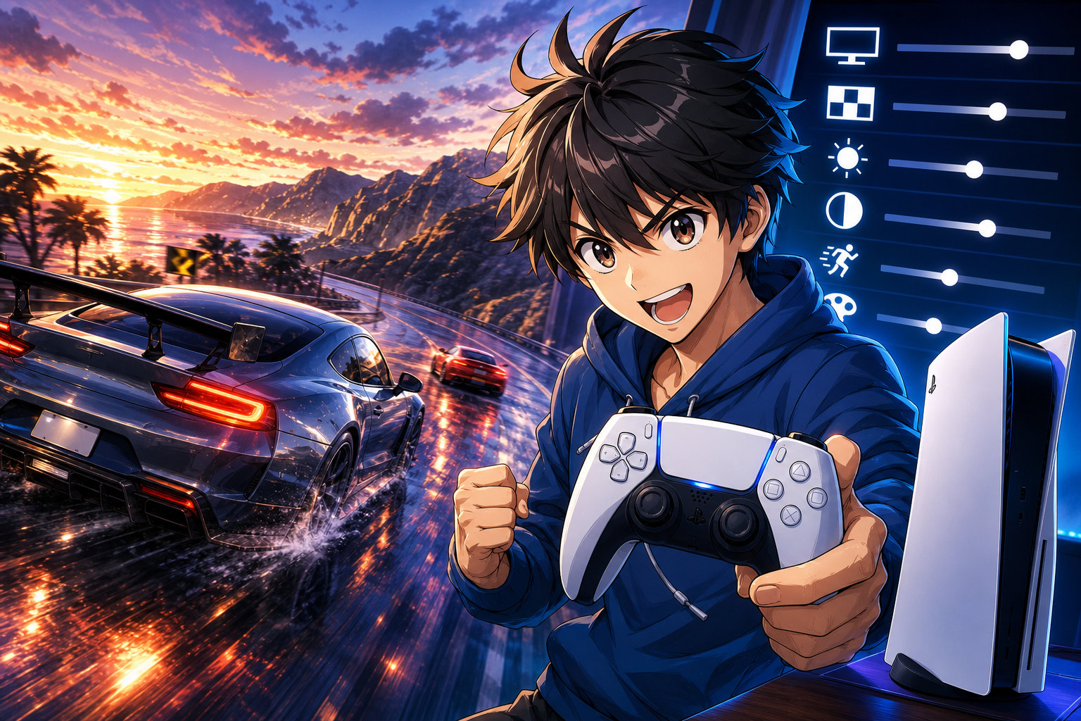 レイト レーシング ps5 設定の正解は？