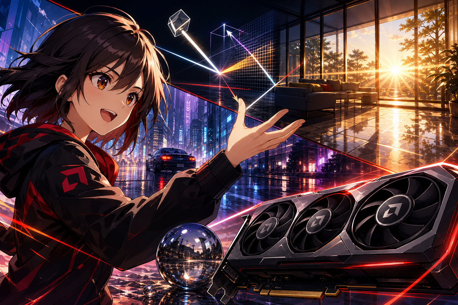 amd radiance cores レイト レーシングとは？