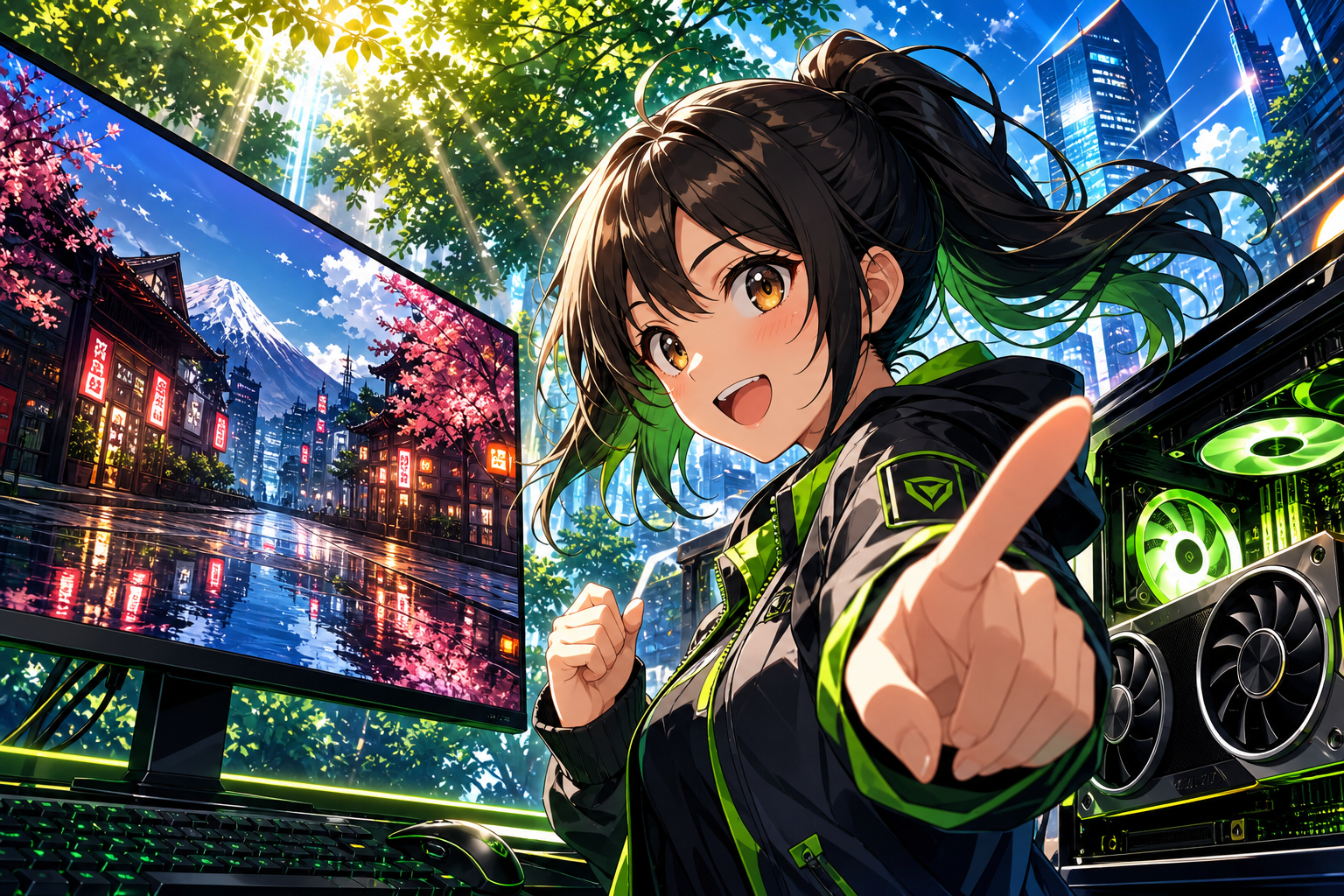 レイト レーシング nvidia 設定って？