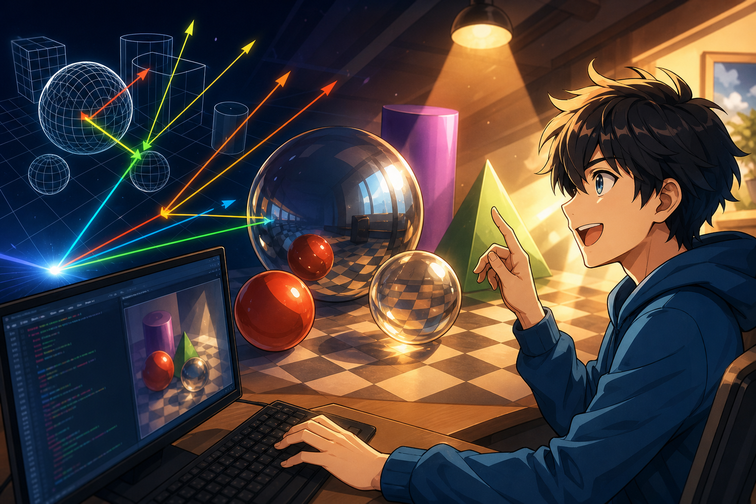 c による cg レイト レーシングとは？