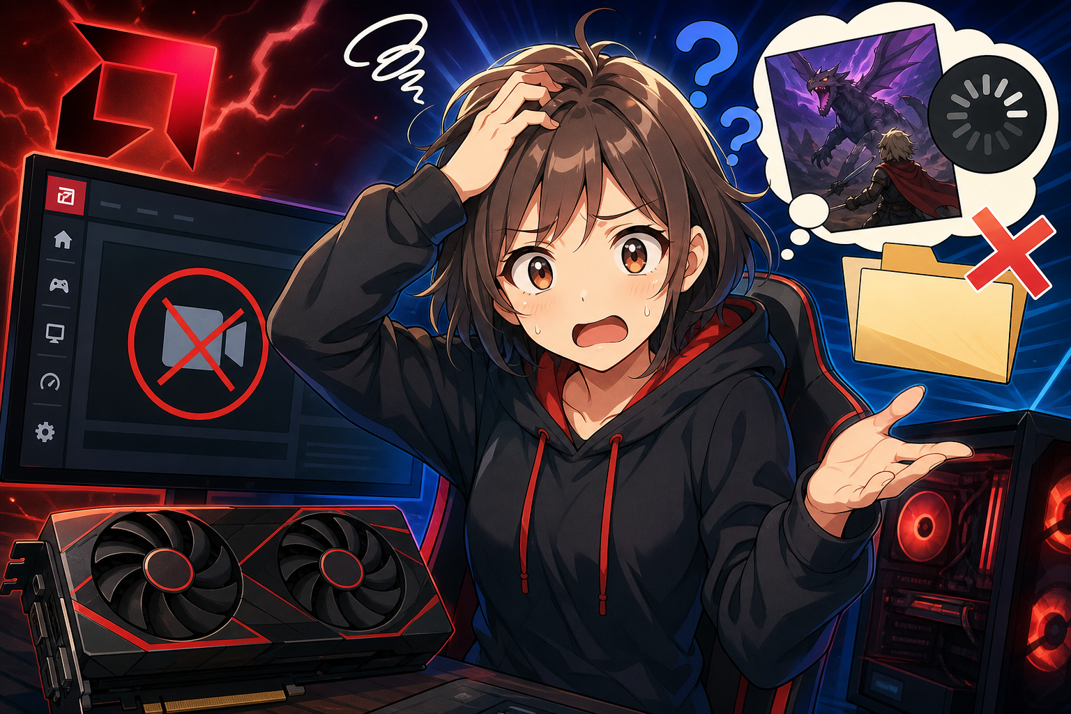radeon software 録画 ないのはなぜ？
