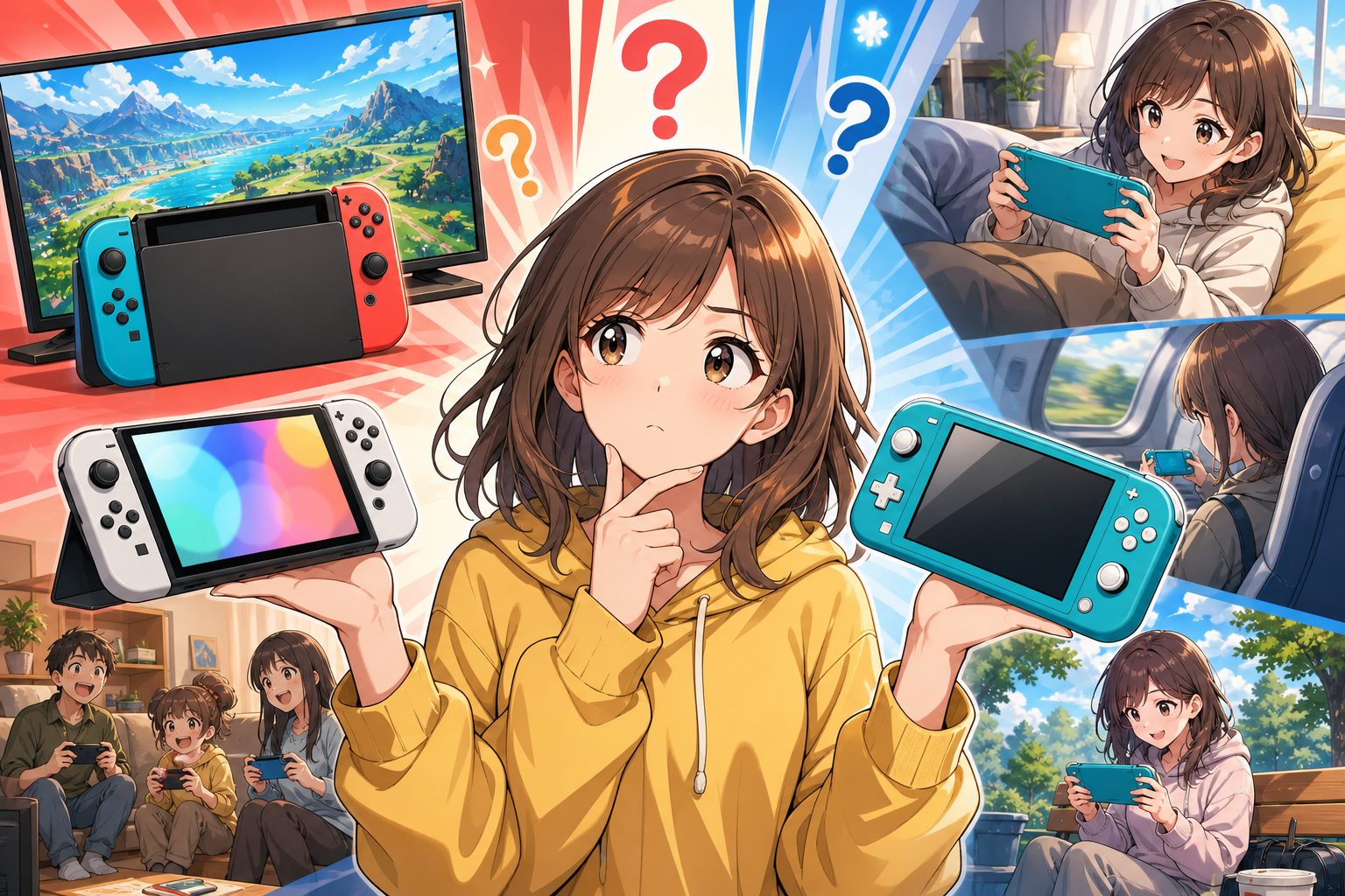 スイッチ 2 台 目 ライト どっち？
