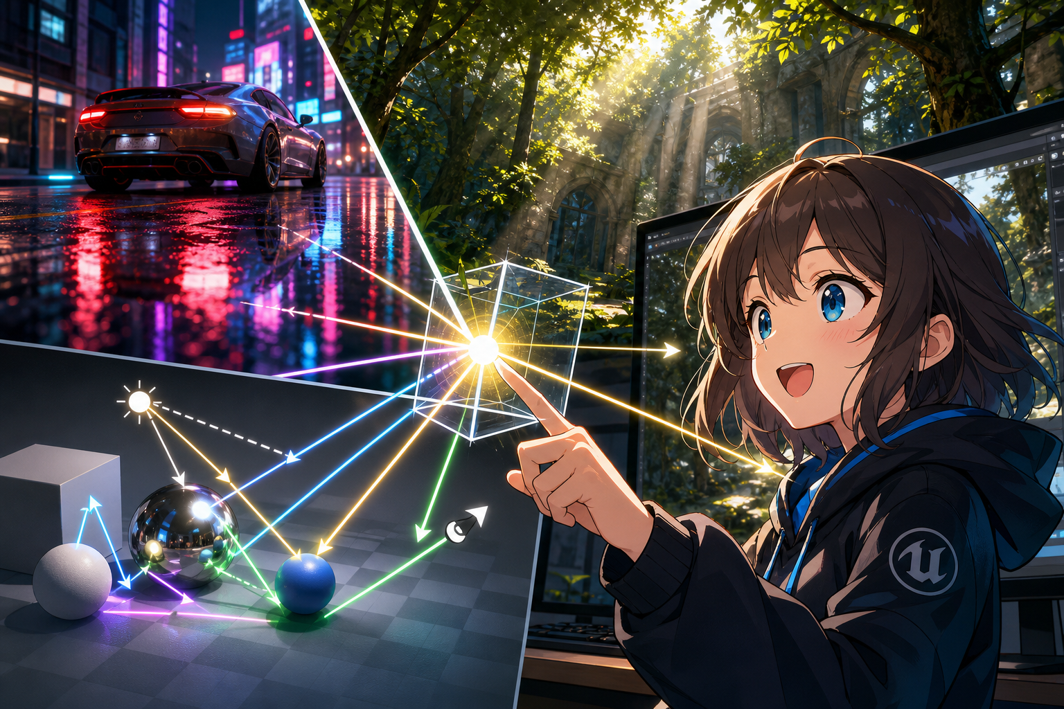unreal engine 5 レイト レーシングって何？