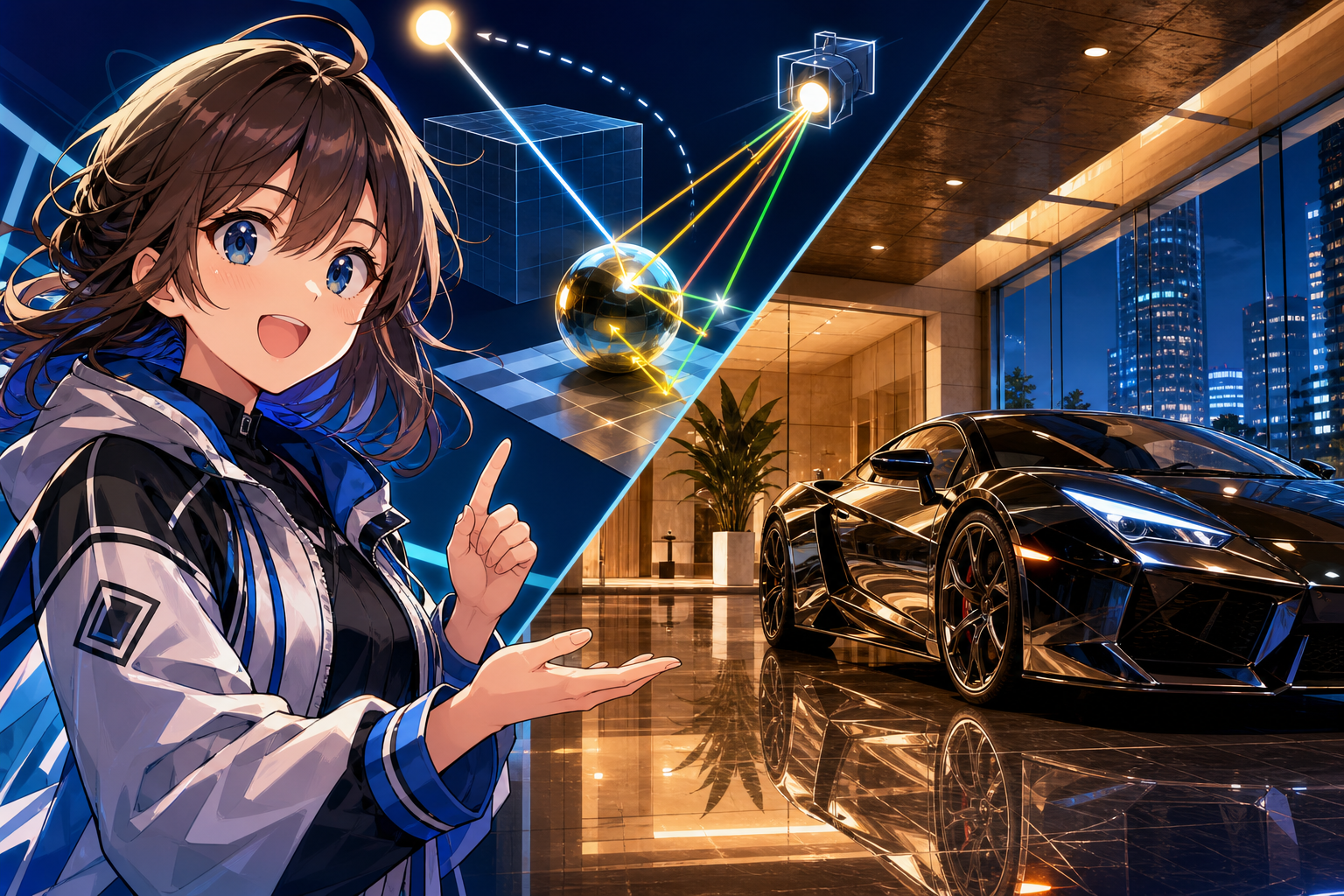 レイト レーシング 反射ってなに？