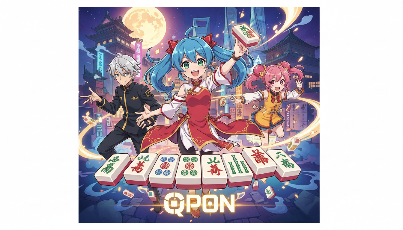 QPON上海本館は完全無料で楽しめる麻雀ソリティアゲーム