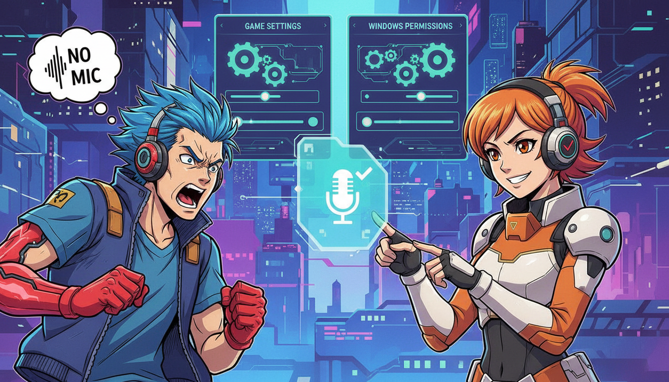 ゲーム内設定とWindowsの権限設定を見直せば解決する