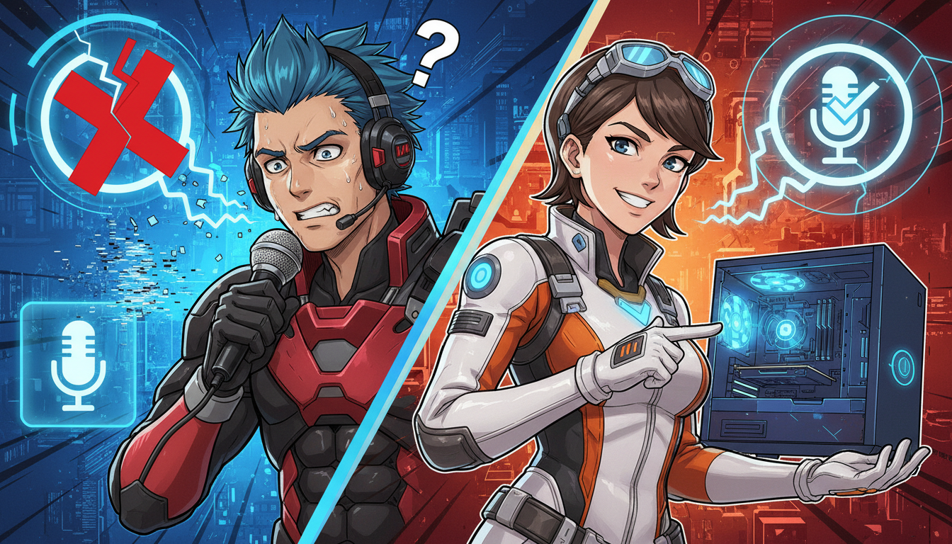 なぜPC版Apexでマイクが入らないのか？原因を詳しく解説