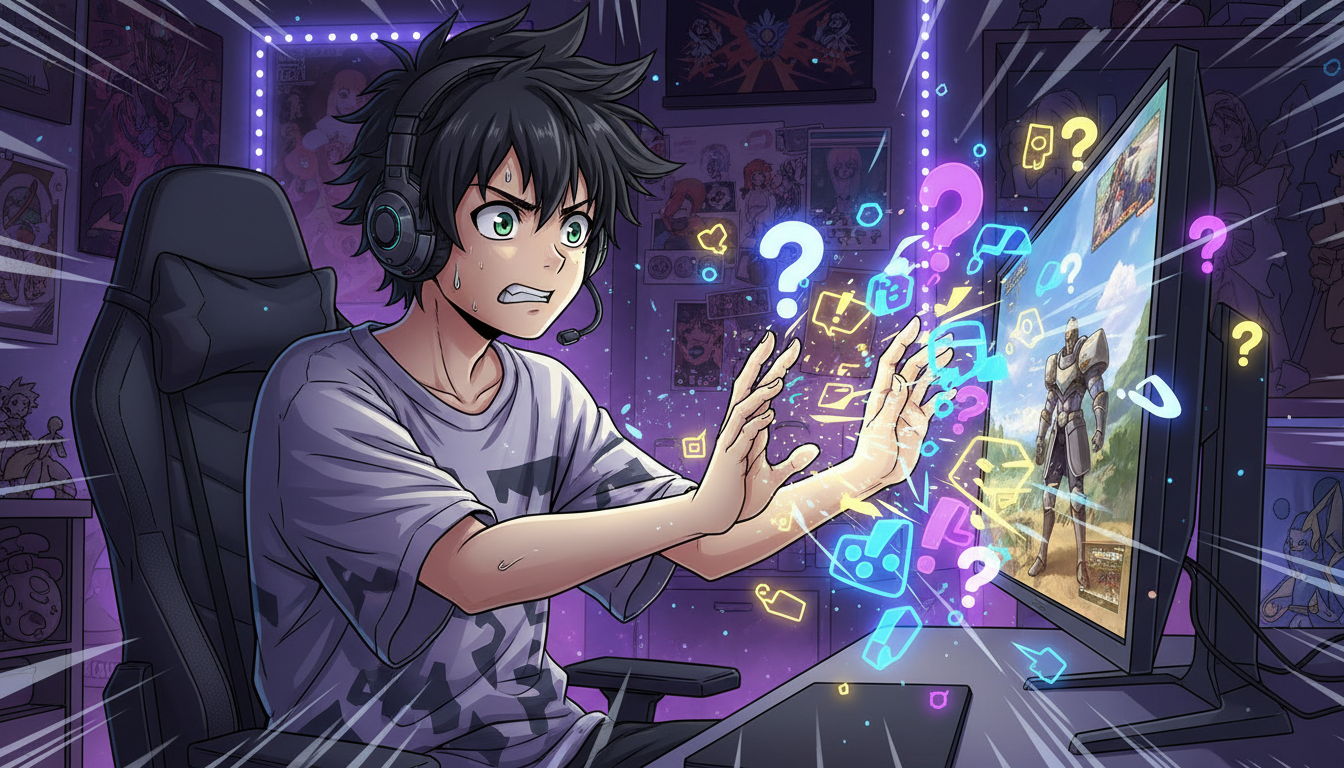 なぜゲーム中に文字が出るのか？原因を理解しよう