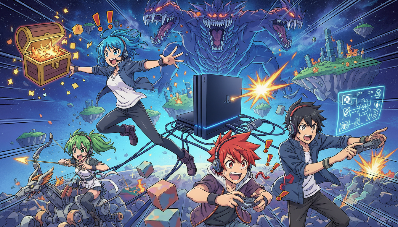 PS4で4人オンライン協力プレイを始めるための準備