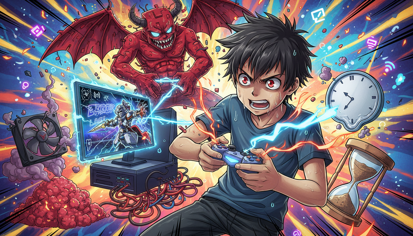 PCゲームがラグい主な原因