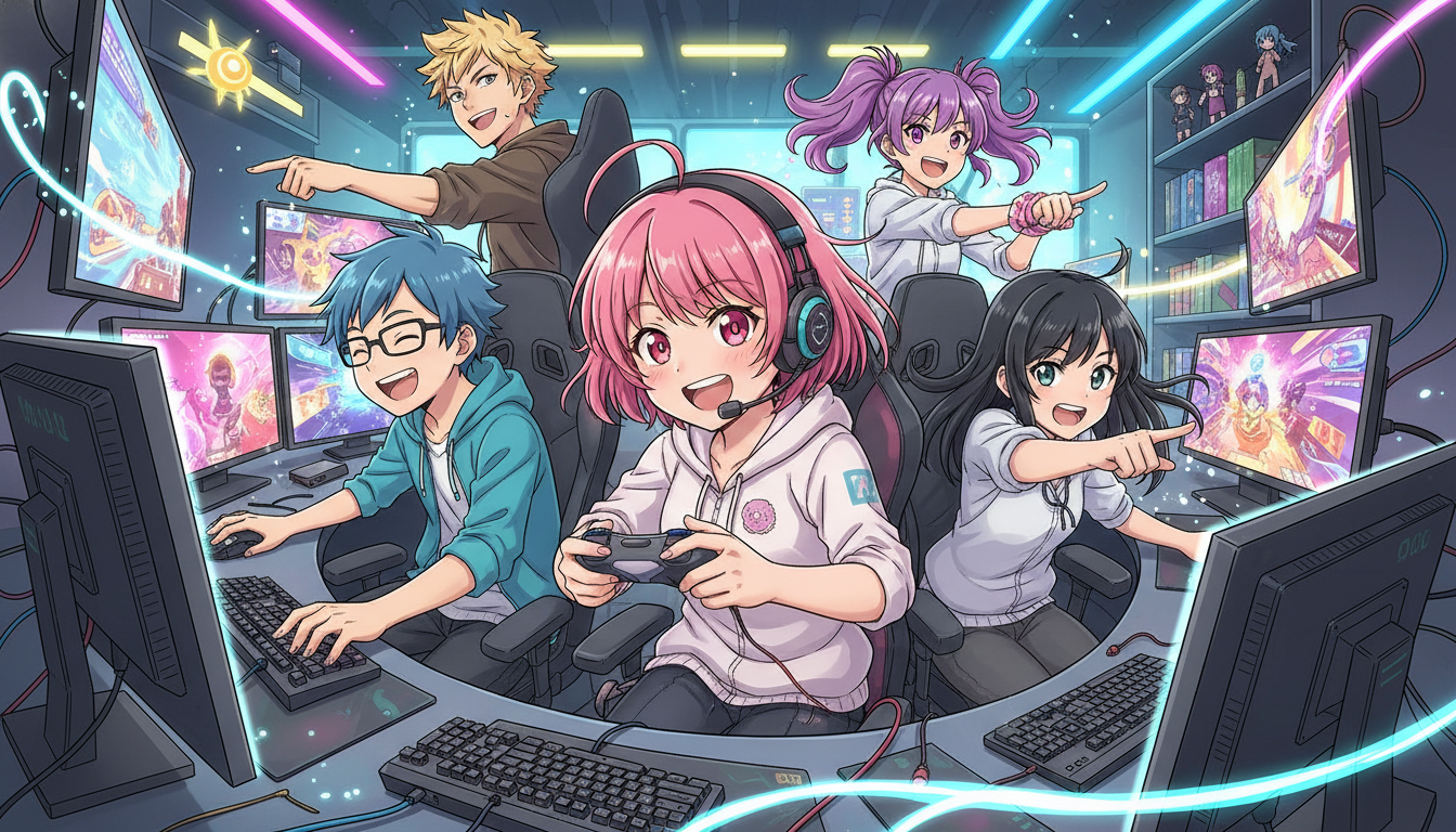 PC 5人でゲームを楽しむためのポイント