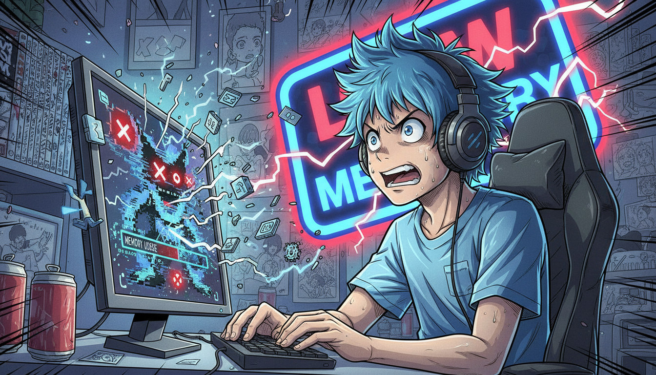 メモリ不足で起きる具体的な問題