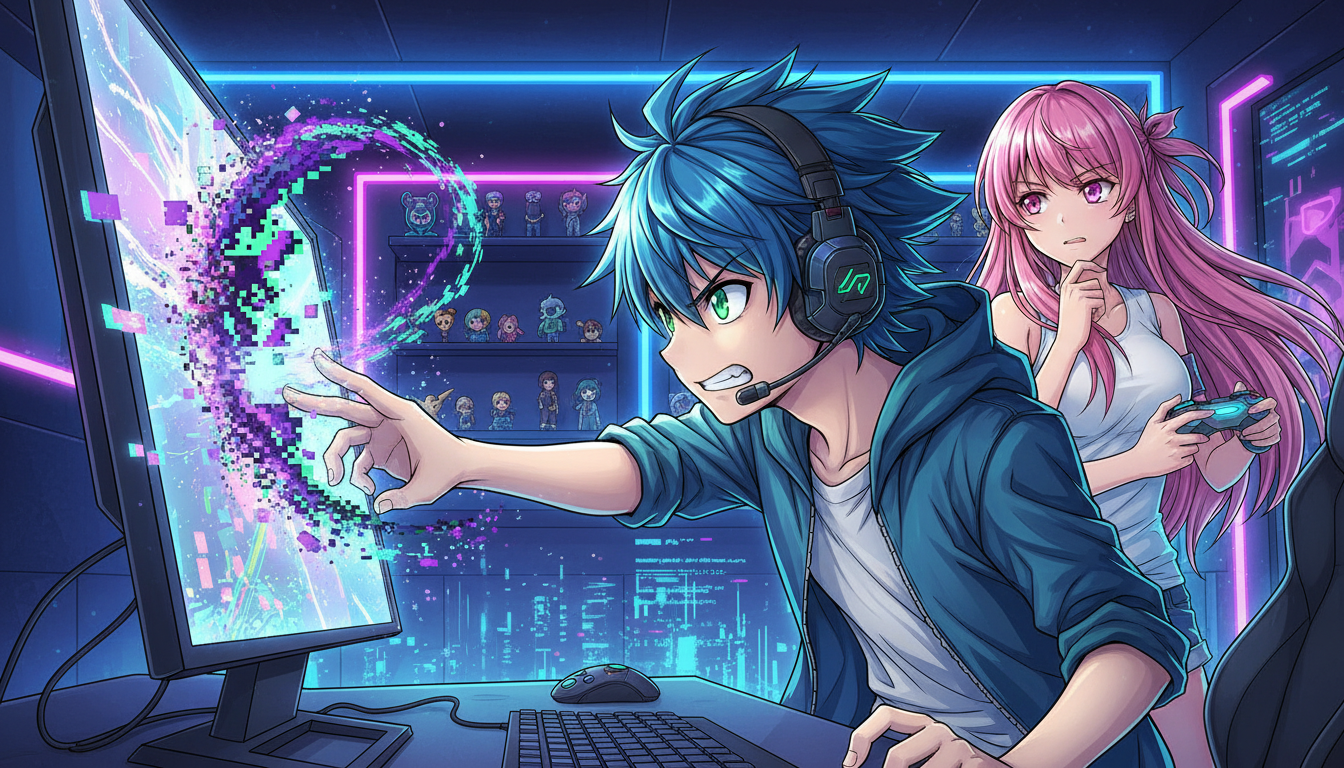 なぜゲーム中に左上に文字が表示されるのか？