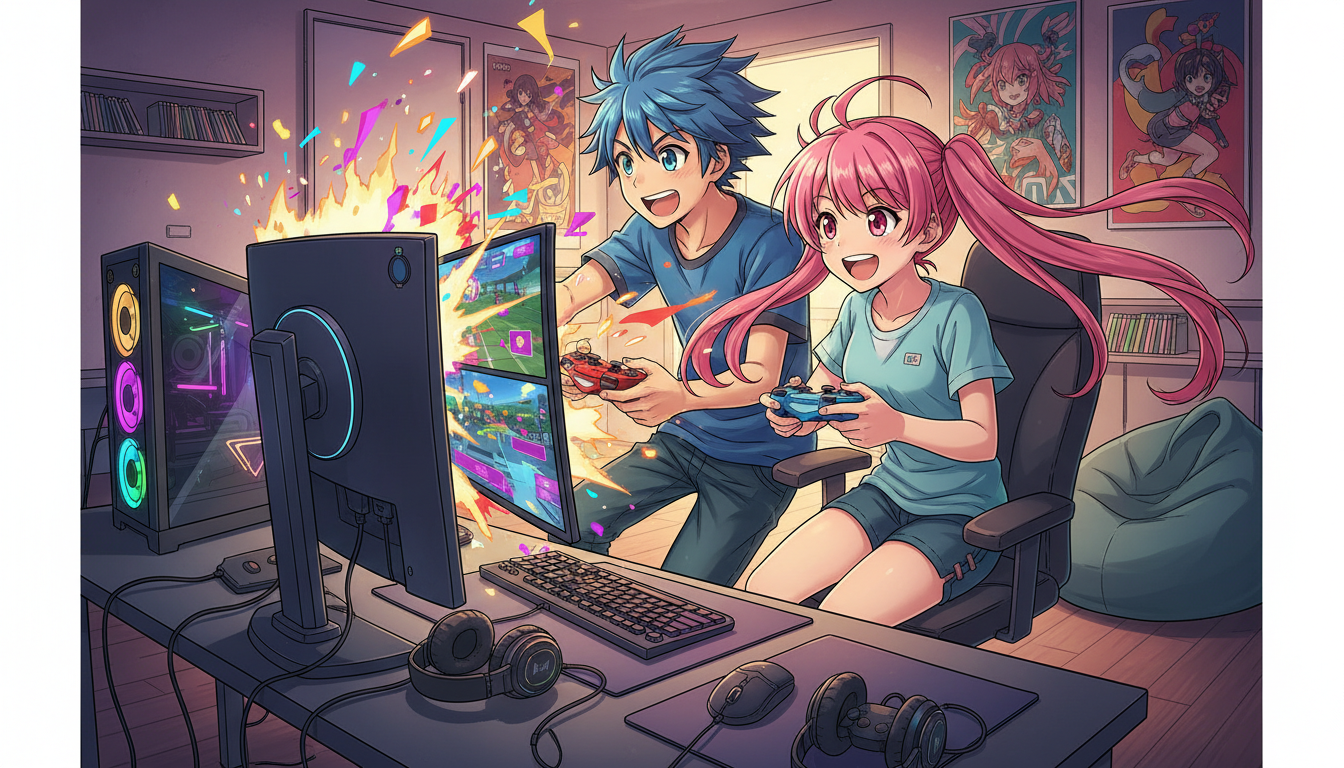 PC1台で2人ゲームは十分楽しめる