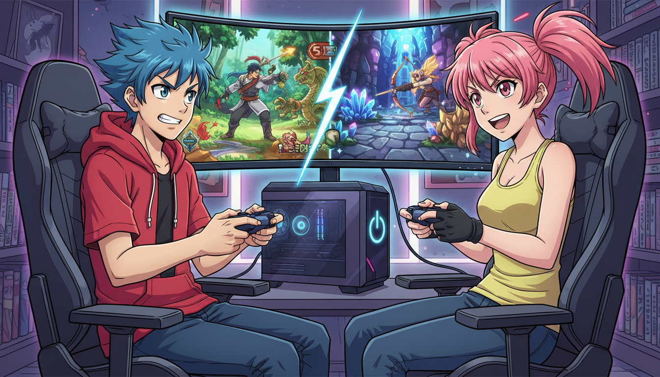 なぜPC1台で2人ゲームが楽しめるのか