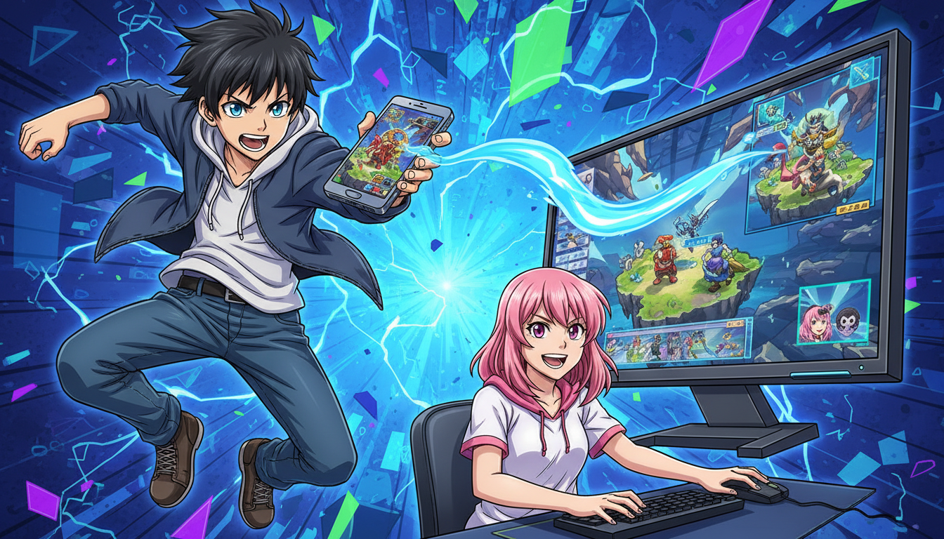 スマホゲームをPCに映す方法は複数ある