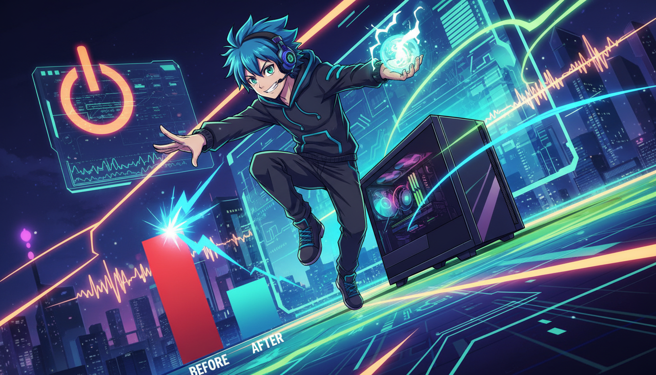 ゲーミングPCの消費電力を抑える設定で20-30%の節電が可能