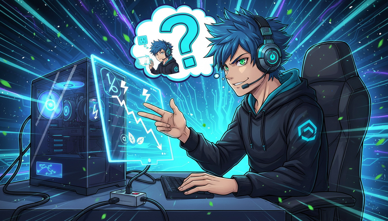 ゲーミングPCの消費電力を抑える具体的な設定方法