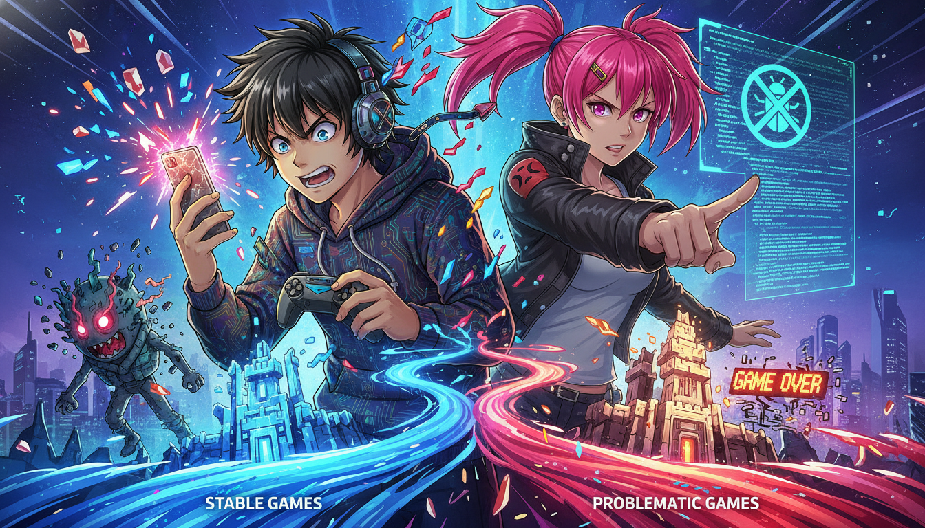 なぜ特定のゲームだけが落ちるのか？原因を深掘り