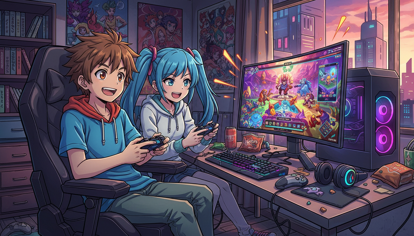 PC1台で2人プレイできるおすすめゲーム具体例