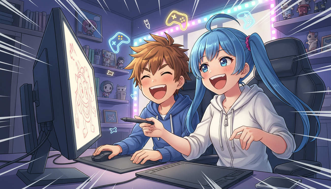 なぜPCのお絵描きゲームが2人で楽しめるのか
