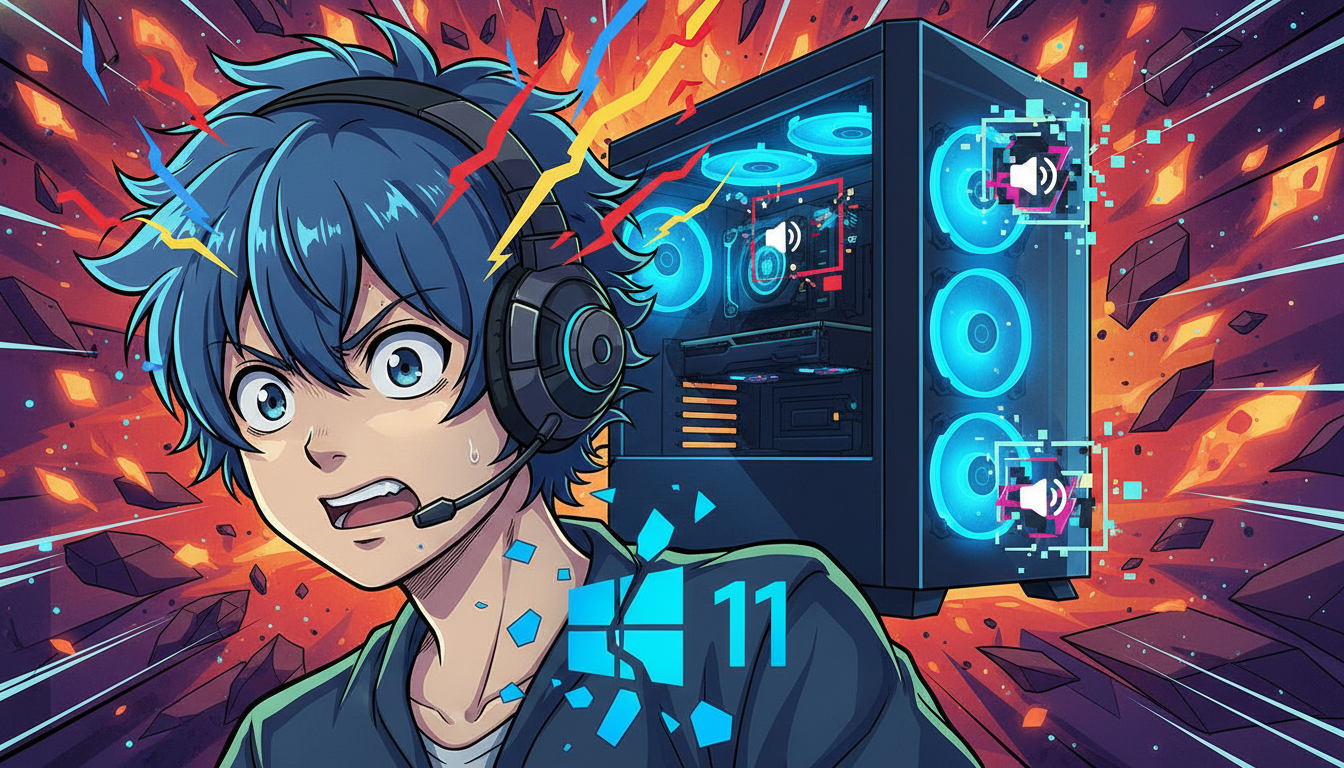 なぜWindows11でゲーム中に音が飛ぶのか？