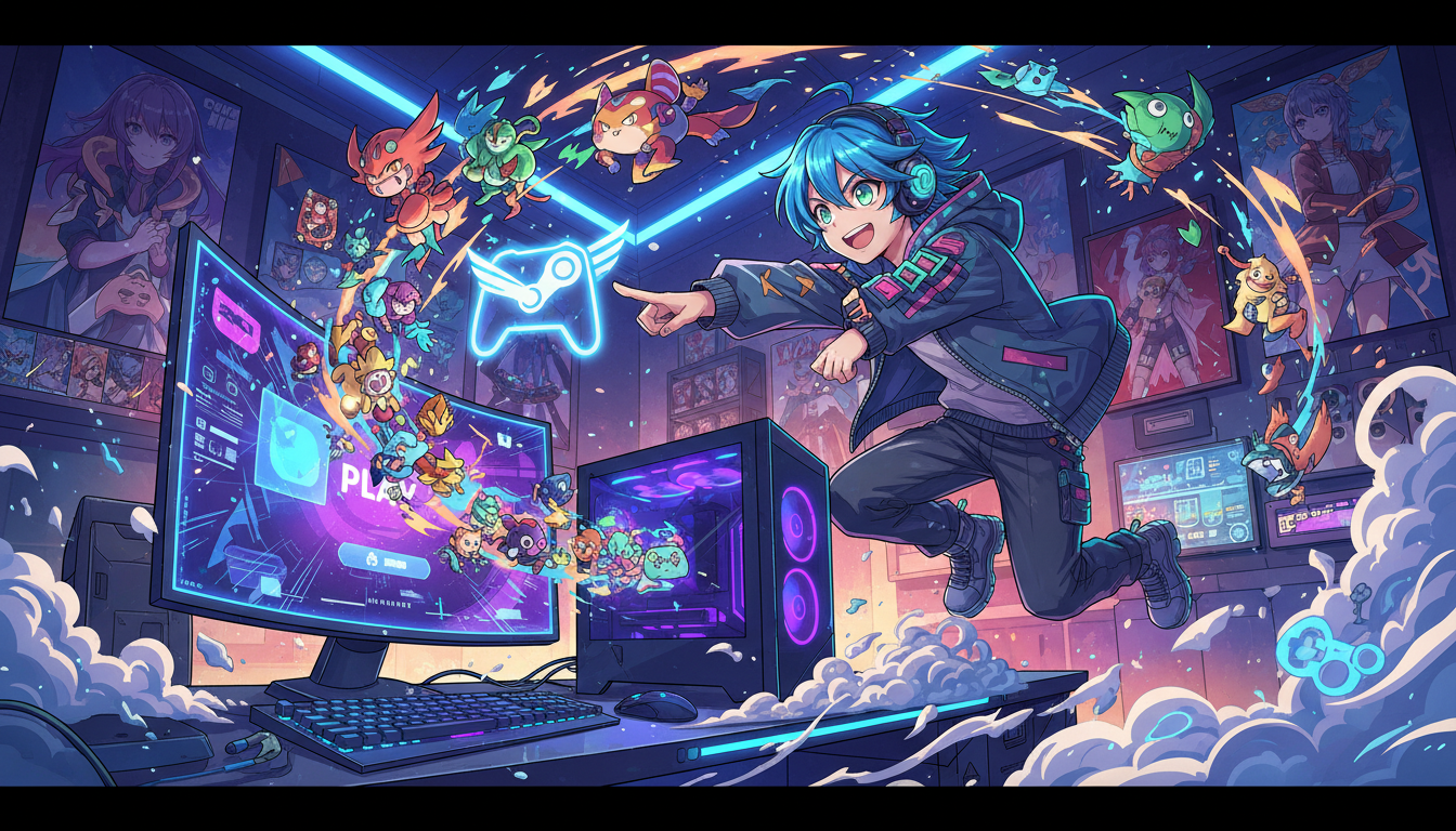 ゲーミングPCにゲームを入れるならSteamが最適解