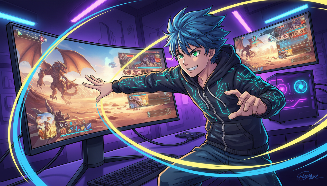 デュアルモニターでゲーム画面を移動する基本的な方法