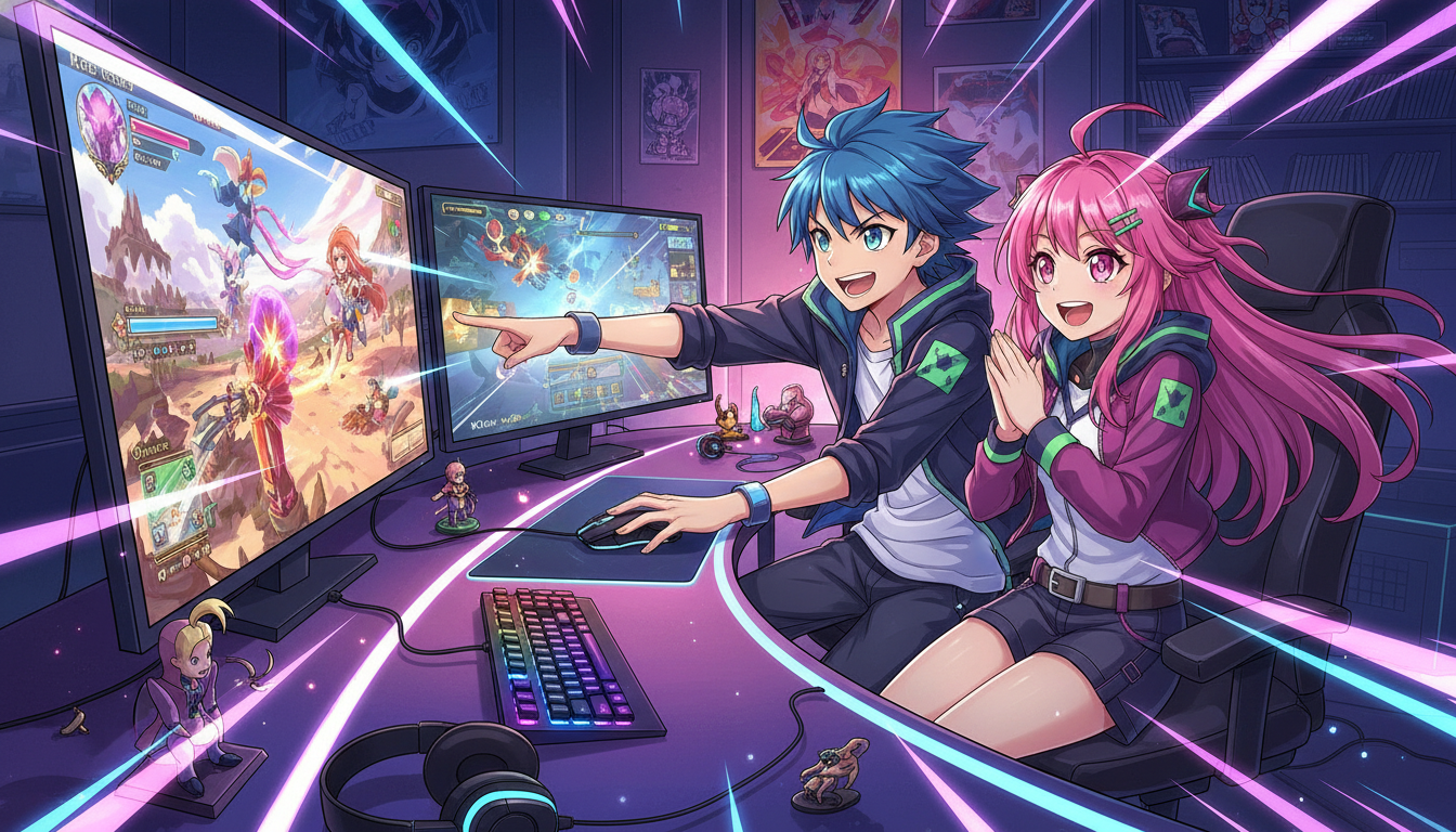 デュアルモニターでゲームをプレイするメリット