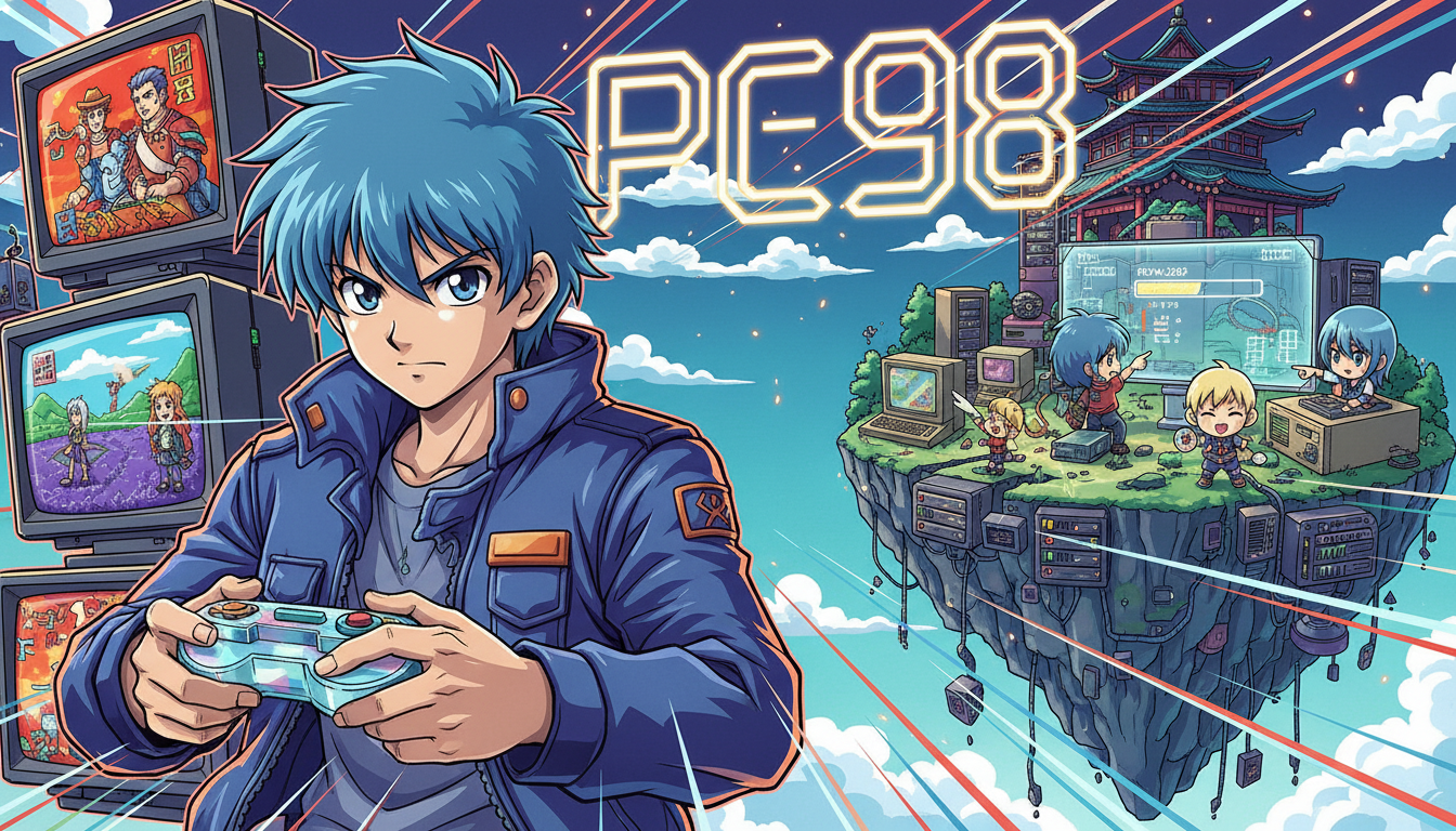 PC98ゲームは公式サービスとエミュレータで遊べる