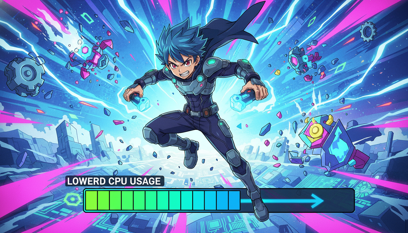 CPU使用率を下げるには設定変更とシステム最適化が効果的