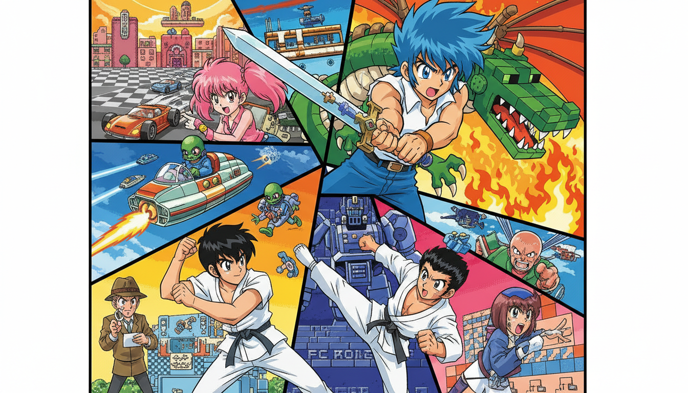 ジャンル別に見るPC-8801の名作ゲーム