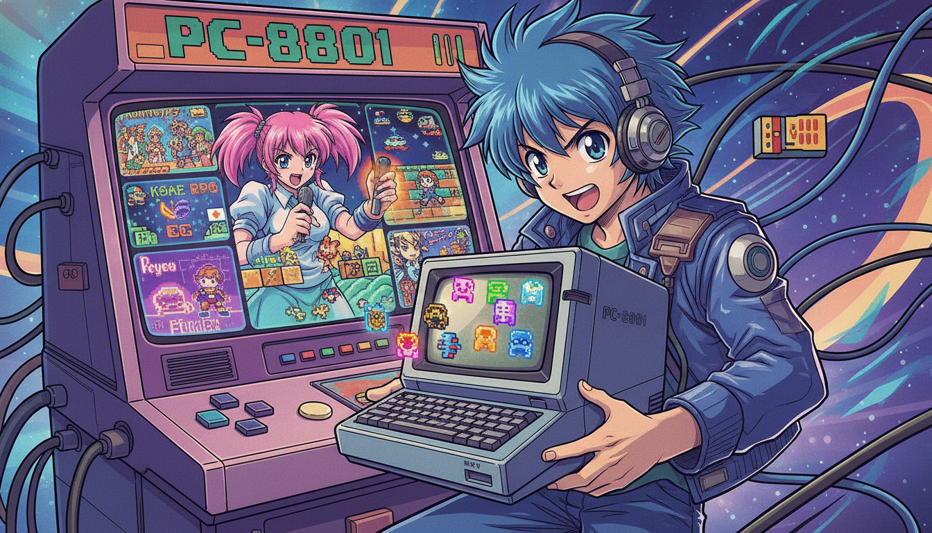 PC-8801のゲームは今でもエミュレータで遊べる