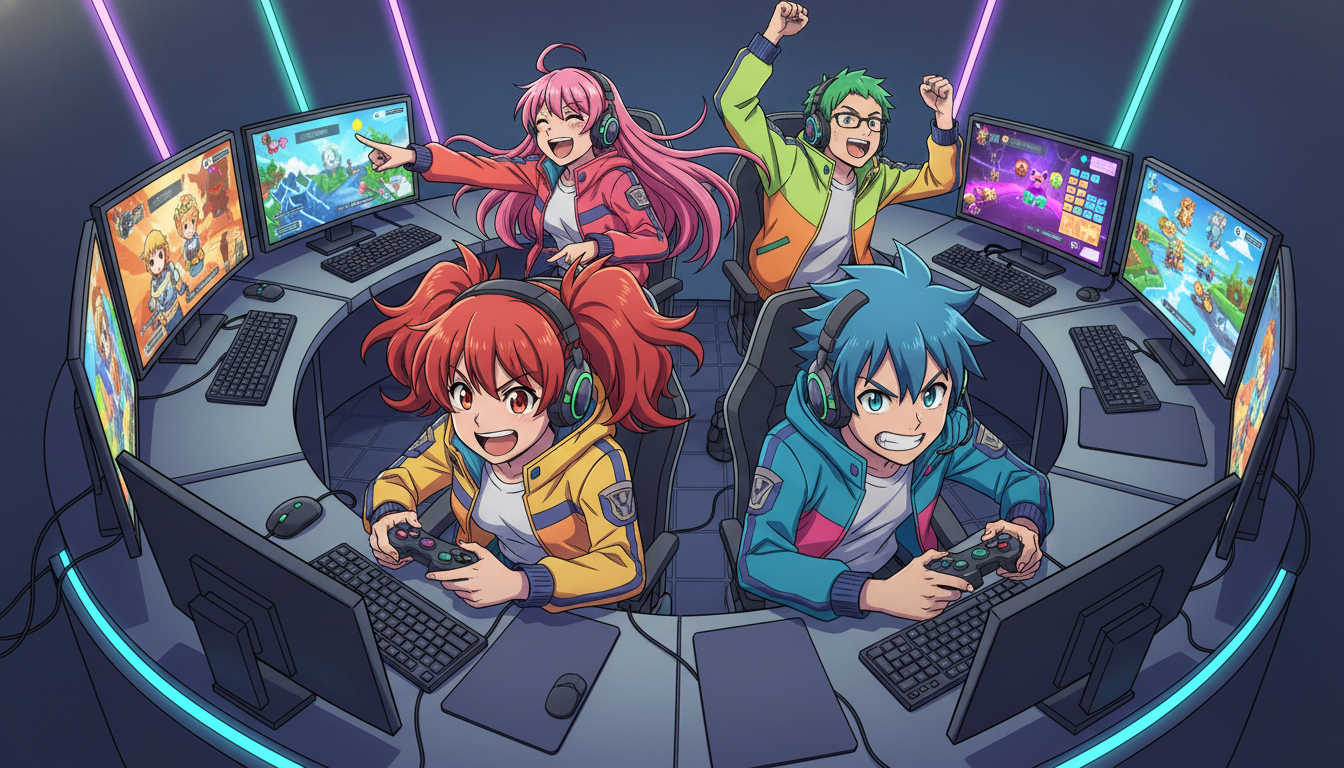 4人で遊べるPCゲームは選択肢が豊富にある