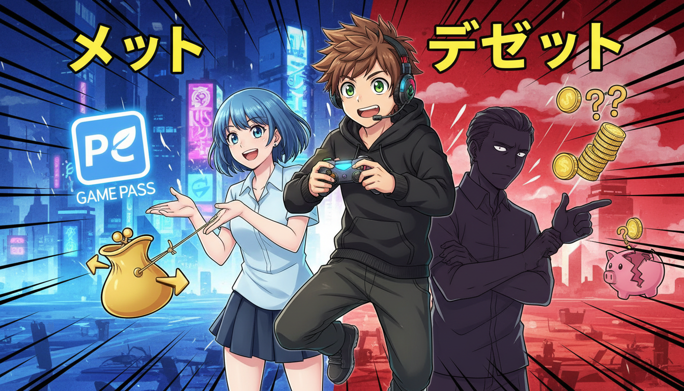 PC Game Passを選ぶメリットとデメリット