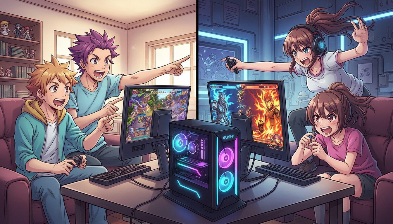 二人で遊べるPCゲームは協力プレイと対戦プレイから選ぼう