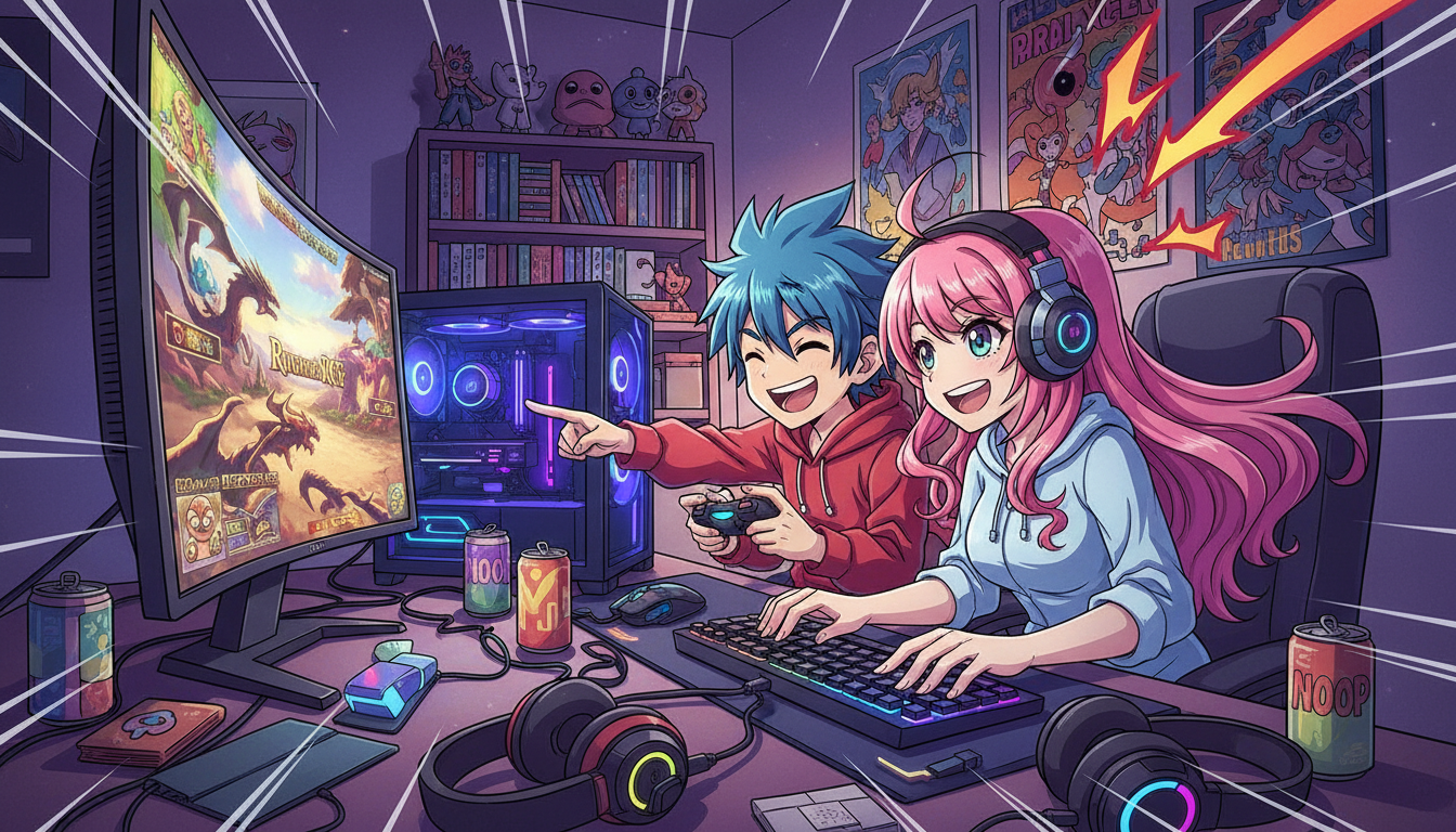 おすすめの二人で遊べるPCゲームを具体的に紹介