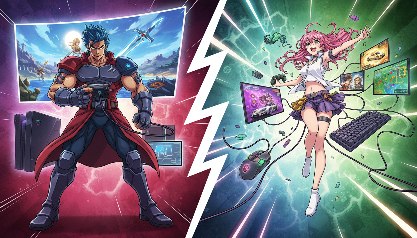 結論：ハードの固定性と柔軟性が最大の違い