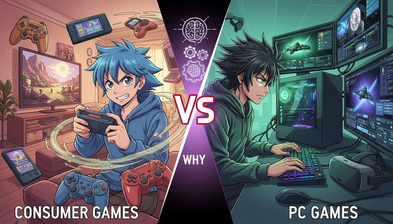 なぜコンシューマーとPCで違いが生まれるのか