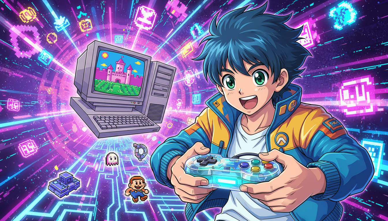 PC-8001エミュレータで懐かしのゲームが現代によみがえる