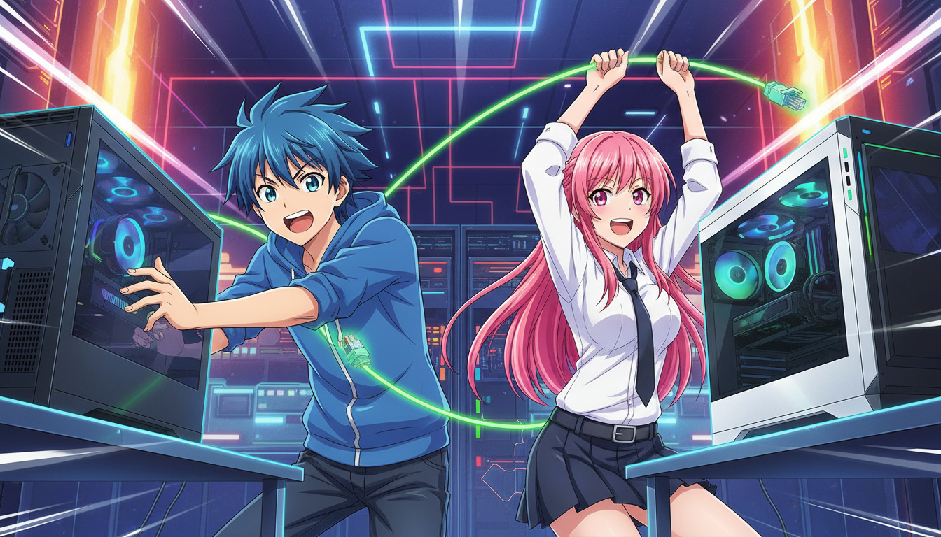 なぜPC2台をLANケーブルで直接つなげるのか