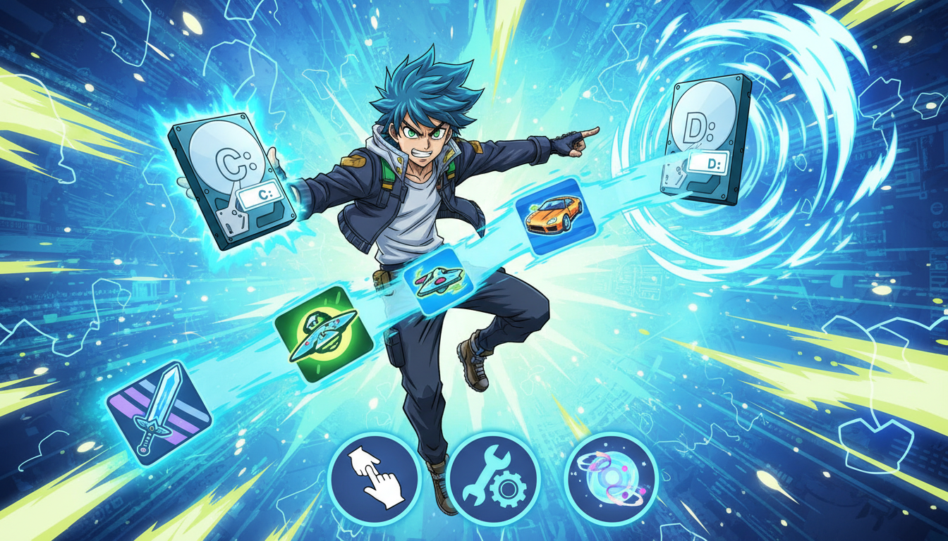 具体的なゲーム移動方法を3つ紹介