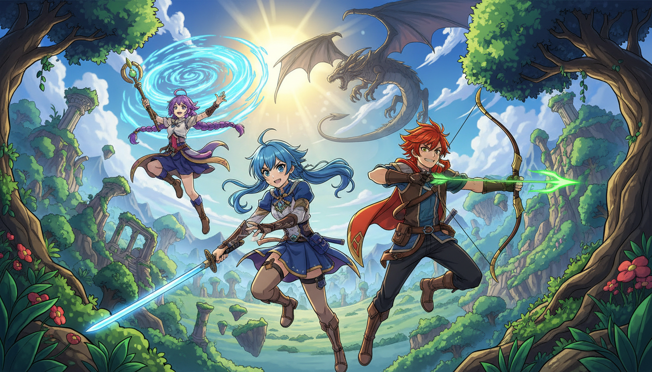 原神に似たゲームのPC版は複数存在する